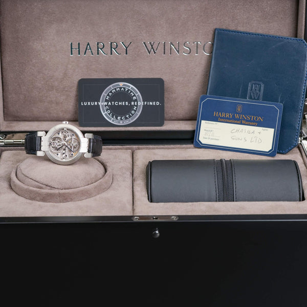 Harry Winston Opus 2 Platinum Tourbillon 38mm 2011 Box & Papers