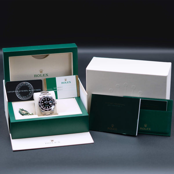 Rolex GMT Master II 116710LN Black Dial 40mm Box & Papers