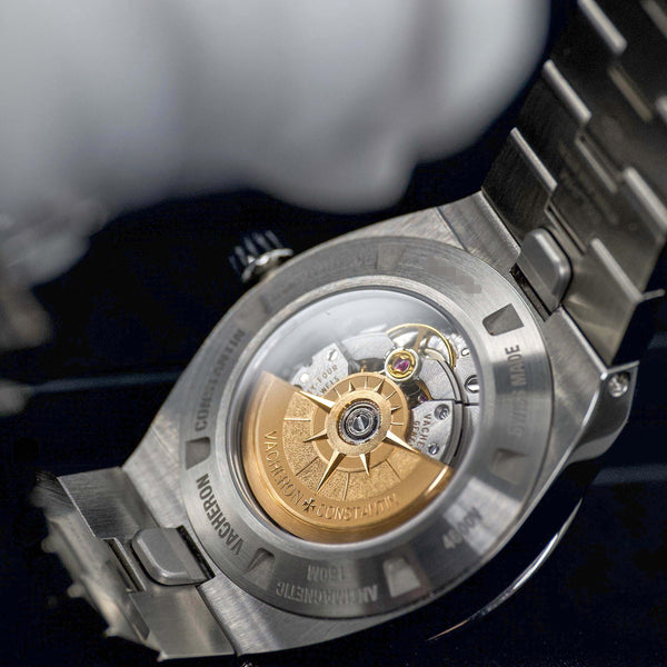 Vacheron Constantin Overseas 4600V Womens Blue Dial 34.5mm Box & Papers