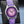 Close-up angled view of H. Moser & Cie Centre Seconds Purple Enamel 1201-1200