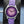 Slight angled view showing crown on H. Moser & Cie Centre Seconds Purple Enamel 1201-1200