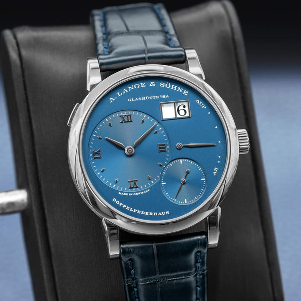A. Lange & Sohne ‘Blue Series’ Lange-1 191.028 White Gold 38.5mm Box & Papers