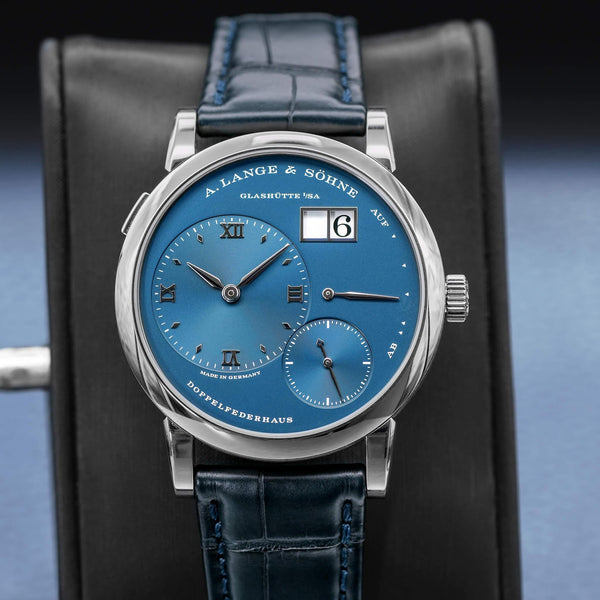 A. Lange & Sohne ‘Blue Series’ Lange-1 191.028 White Gold 38.5mm Box & Papers