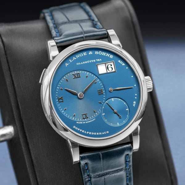 A. Lange & Sohne ‘Blue Series’ Lange-1 191.028 White Gold 38.5mm Box & Papers