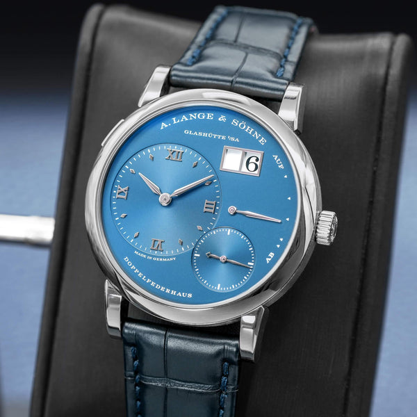 A. Lange & Sohne ‘Blue Series’ Lange-1 191.028 White Gold 38.5mm Box & Papers