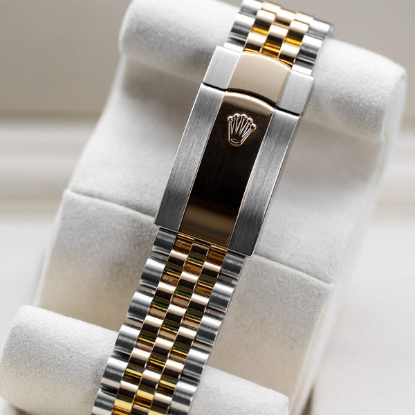 Rolex Datejust Two-Tone 126333 Black Diamond Dial 41mm Box & Papers