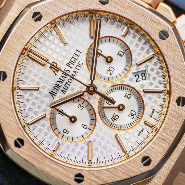 Audemars Piguet Royal Oak Chrono 26320OR 41mm 2015 Box & Papers – Serviced 2026