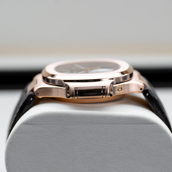 Patek Philippe Nautilus Chrono 5980R Rose Gold Brown Dial 2010 Box & Papers