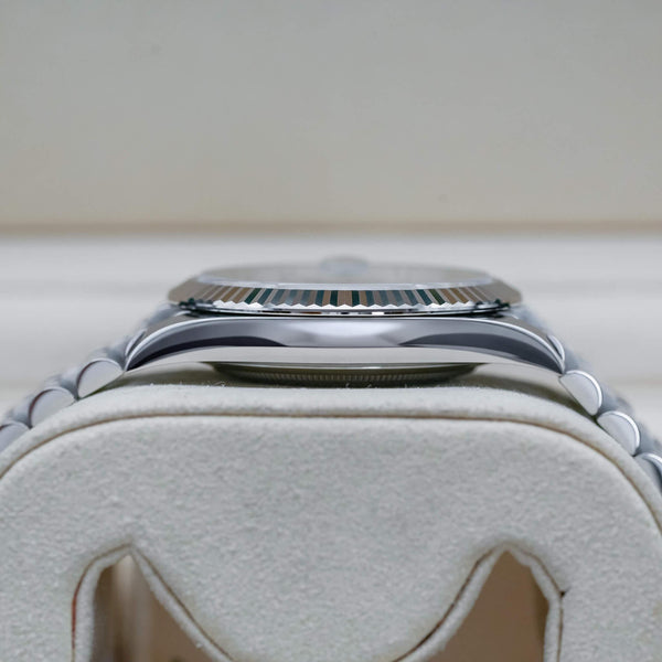 Opposite side view of Rolex Datejust 126334 “Rhodium” Dial 