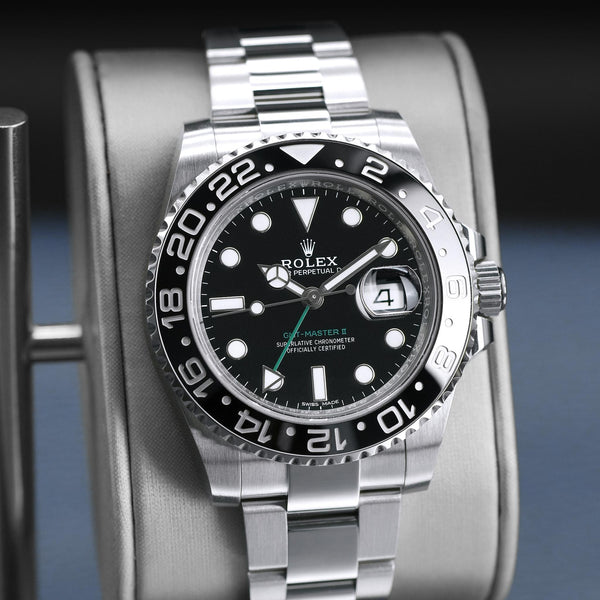 Slight angled view of Rolex GMT-Master II 40mm 2019 