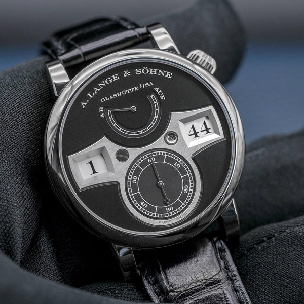 A. Lange & Sohne Zeitwerk 140.029 White Gold 41.9mm Box & Papers