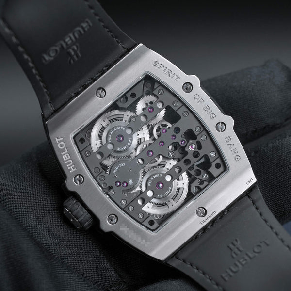 Caseback of Hublot Spirit of Big Bang Meca-10 showing movement