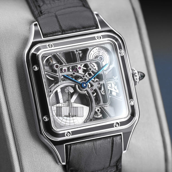 Cartier Santos-Dumont WHSA0044 Skeleton Dial 43.5mm 2025 Box & Papers