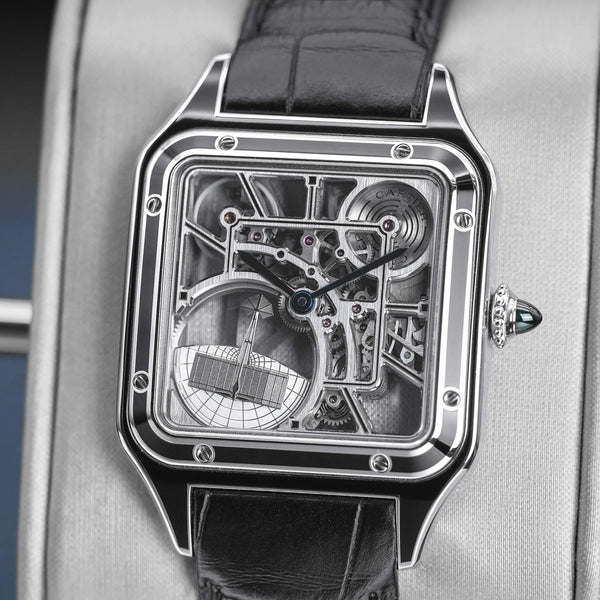 Cartier Santos-Dumont WHSA0044 Skeleton Dial 43.5mm 2025 Box & Papers