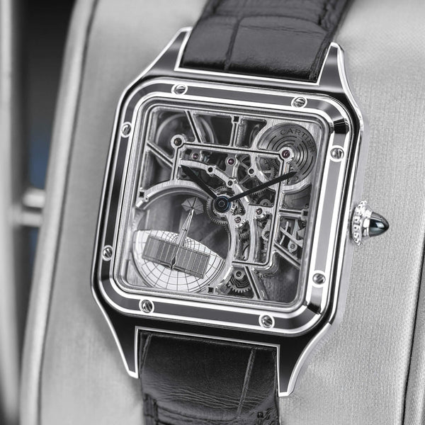 Cartier Santos-Dumont WHSA0044 Skeleton Dial 43.5mm 2025 Box & Papers
