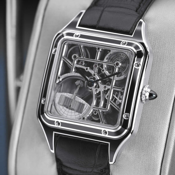 Cartier Santos-Dumont WHSA0044 Skeleton Dial 43.5mm 2025 Box & Papers