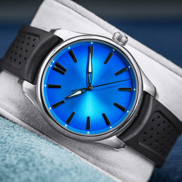 H. Moser & Cie Pioneer 3200-1217 Artic Blue Dial 40mm 2023 Box & Papers