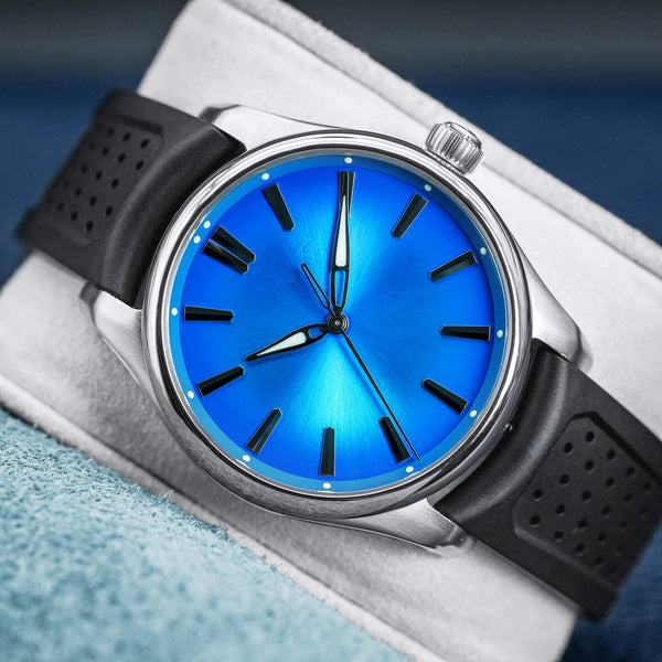 H. Moser & Cie Pioneer 3200-1217 Artic Blue Dial 40mm 2023 Box & Papers