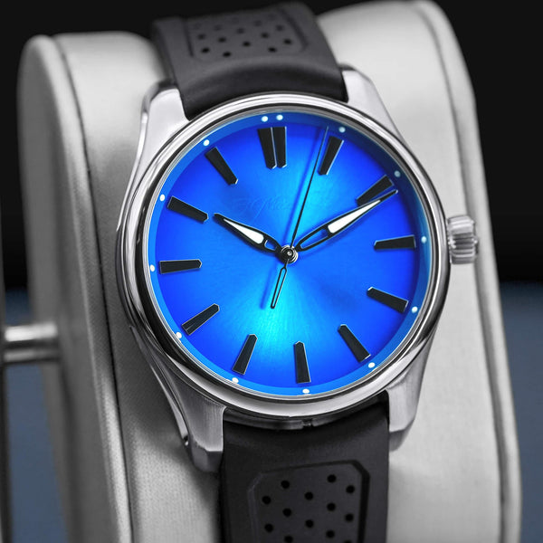 H. Moser & Cie Pioneer 3200-1217 Artic Blue Dial 40mm 2023 Box & Papers