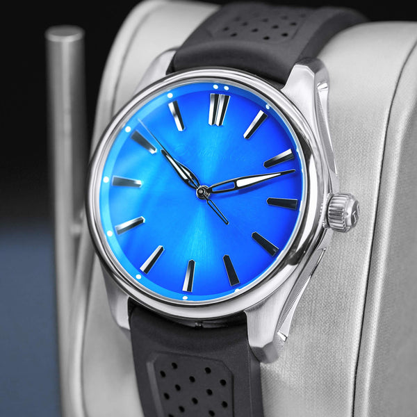 H. Moser & Cie Pioneer 3200-1217 Artic Blue Dial 40mm 2023 Box & Papers