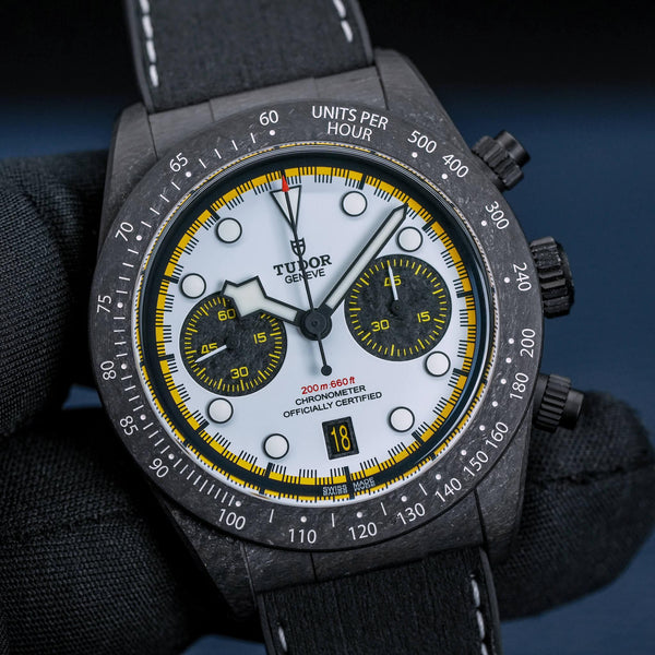 Tudor Black Bay Chrono “Carbon 26” M79377KN White Dial 42mm 2026 NEW Box & Paper
