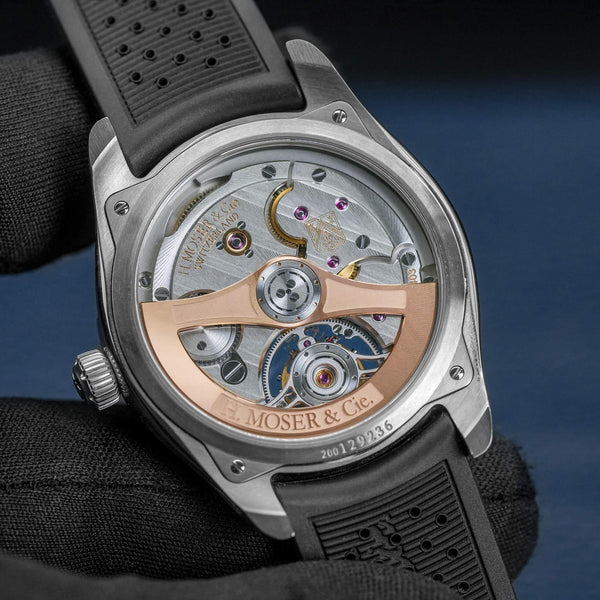 H.Moser & Cie Pioneer Tourbillon Arctic Blue 40mm 2024 Box & Papers