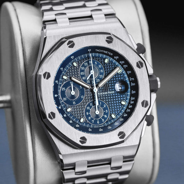 Audemars Piguet Royal Oak Offshore Chrono "Beast" Blue 42mm 2021 Box & Papers