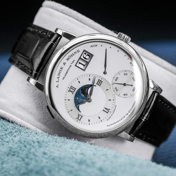 Front view of A. Lange & Sohne Grand Lange 1 139.025 Platinum 