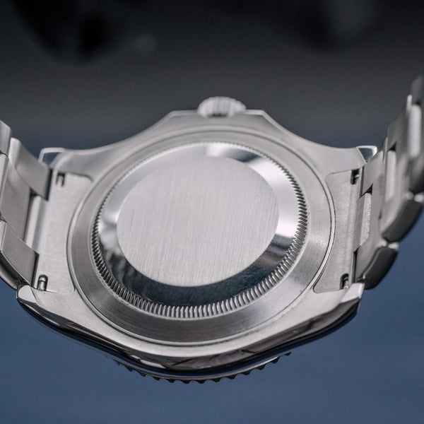 Caseback of Rolex Yacht-Master 116622 Rhodium Dial