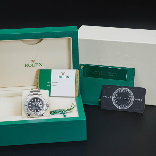 Rolex Yacht-Master 116622 Rhodium Dial  with box and papers