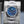 Slight angled view showing crown on Rolex Daytona “Blue John Mayer” 116509 White Gold
