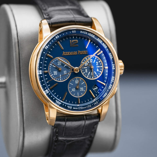Audemars Piguet Code 11.59 Chronograph 26393OR Blue Dial 42mm 2020 Box & Papers