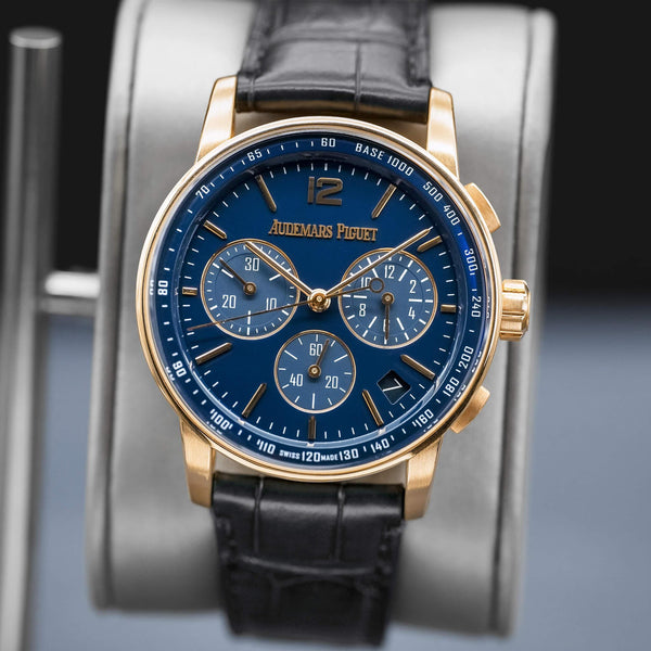 Audemars Piguet Code 11.59 Chronograph 26393OR Blue Dial 42mm 2020 Box & Papers