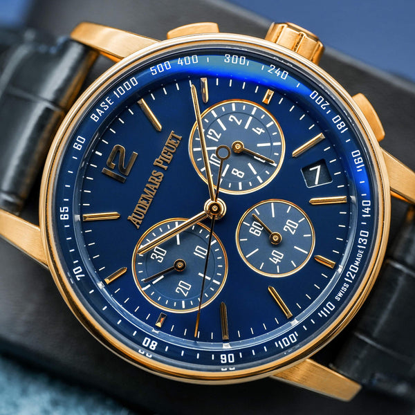 Audemars Piguet Code 11.59 Chronograph 26393OR Blue Dial 42mm 2020 Box & Papers