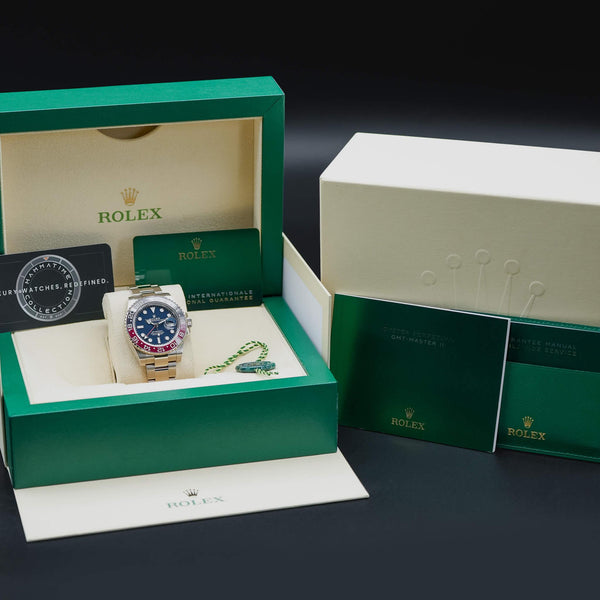 Rolex GMT-Master II “Pepsi” 126719BLRO White Gold with box and papers