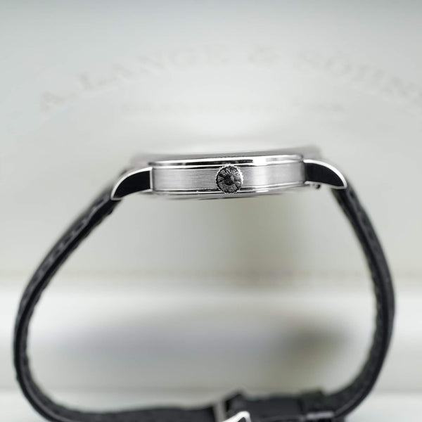 Opposite side view of A. Lange & Sohne 1815 235.049 Silver Dial