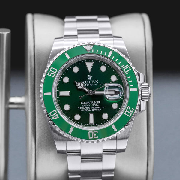 Rolex Submariner “Hulk” 116610LV Green Dial 41mm 2013 Box & Papers