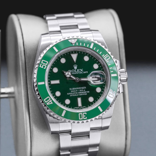 Rolex Submariner “Hulk” 116610LV Green Dial 41mm 2013 Box & Papers