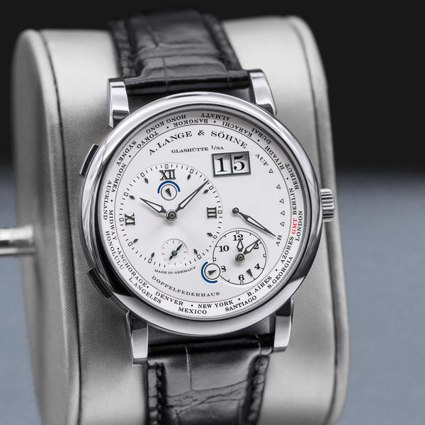 A. Lange & Sohne Lange 1 Timezone 116.039 Silver Dial 41.9mm 2016 Box & Papers