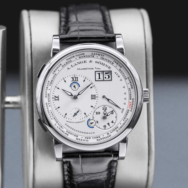 A. Lange & Sohne Lange 1 Timezone 116.039 Silver Dial 41.9mm 2016 Box & Papers