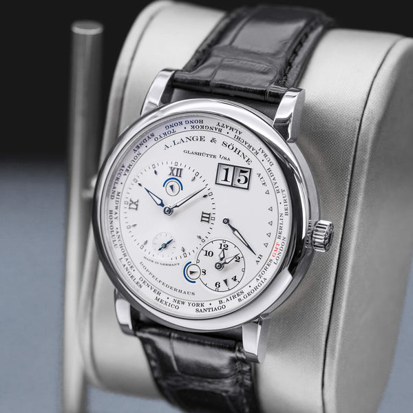 A. Lange & Sohne Lange 1 Timezone 116.039 Silver Dial 41.9mm 2016 Box & Papers