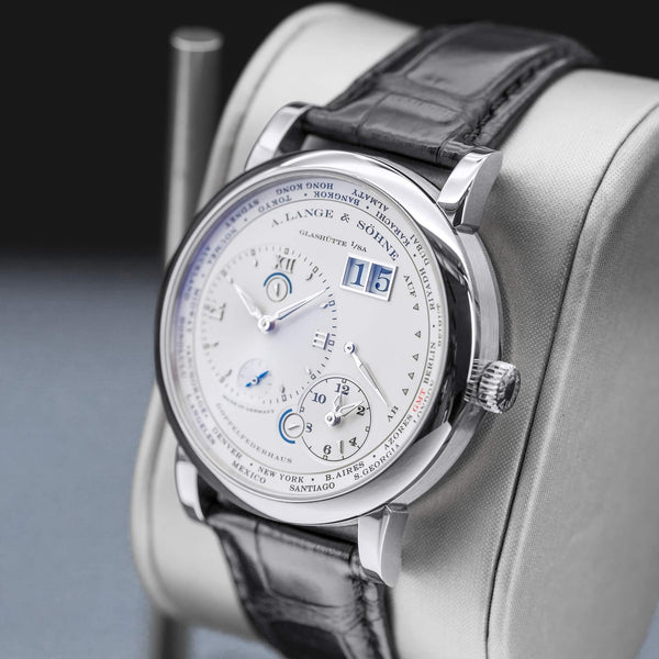 A. Lange & Sohne Lange 1 Timezone 116.039 Silver Dial 41.9mm 2016 Box & Papers