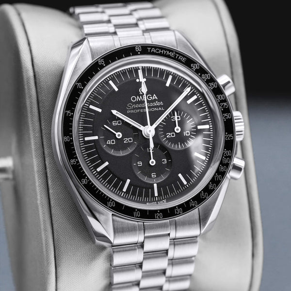 Omega Speedmaster Professional Moonwatch Hesalite Black 42mm 2022 Box & Papers