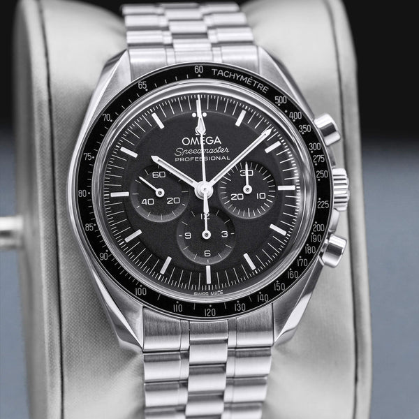 Omega Speedmaster Professional Moonwatch Hesalite Black 42mm 2022 Box & Papers