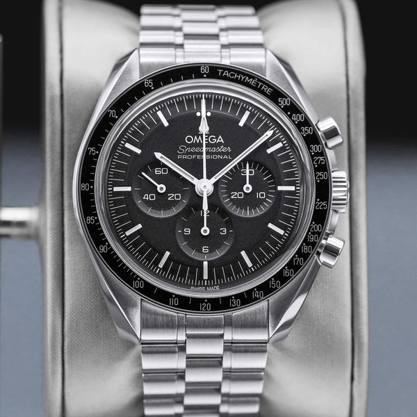 Omega Speedmaster Professional Moonwatch Hesalite Black 42mm 2022 Box & Papers