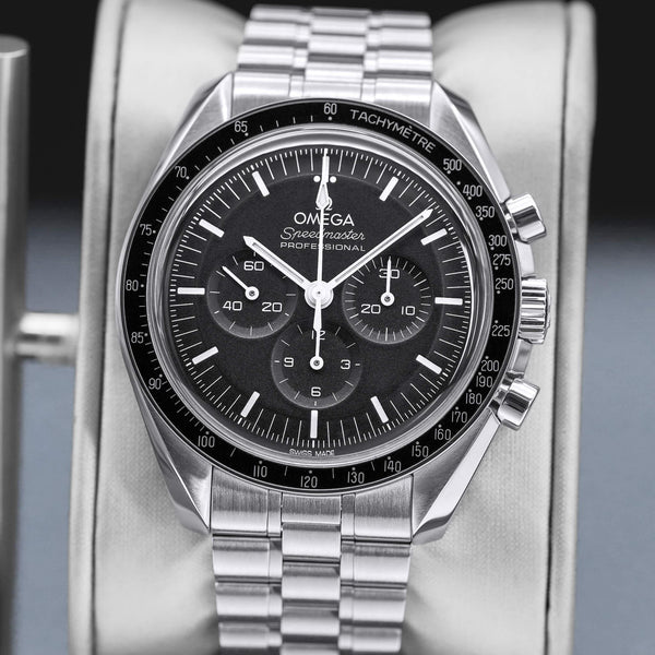 Omega Speedmaster Professional Moonwatch Hesalite Black 42mm 2022 Box & Papers