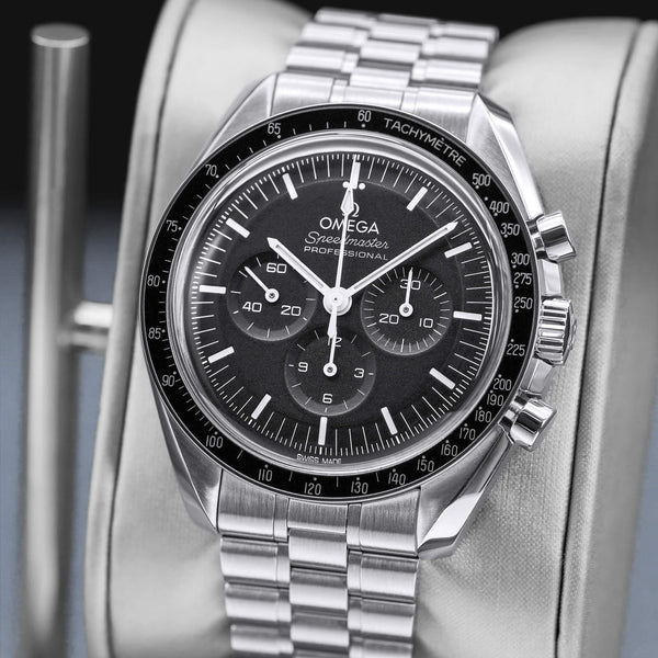 Omega Speedmaster Professional Moonwatch Hesalite Black 42mm 2022 Box & Papers