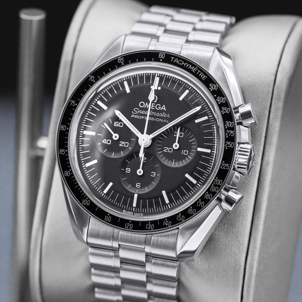 Omega Speedmaster Professional Moonwatch Hesalite Black 42mm 2022 Box & Papers