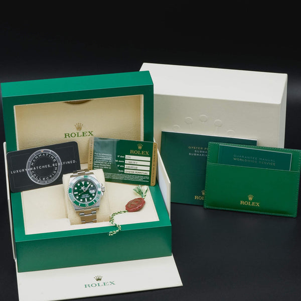 Rolex Submariner “Hulk” 116610LV Green Dial 41mm 2013 Box & Papers