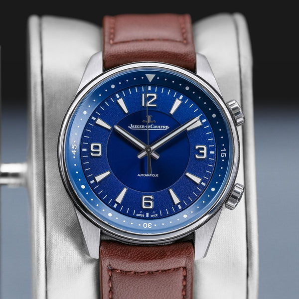 Central view of Jaeger-LeCoultre Polaris Q9008480 Blue Dial 